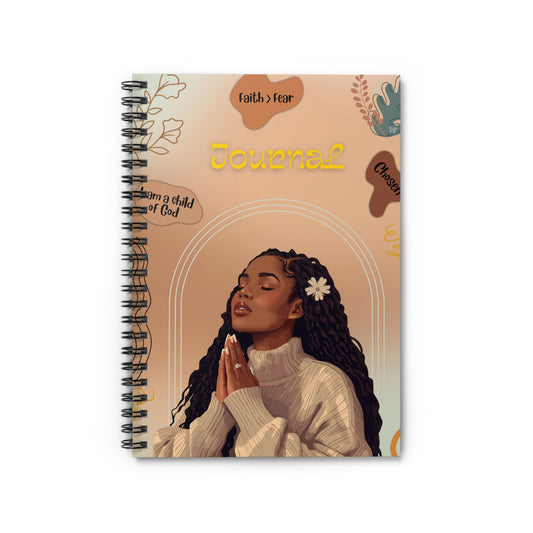 Spiral Notebook - Faith & Fear Journal with Inspirational Design | Perfect Gift for Students, Writers, or Artists, School Supplies, [...]