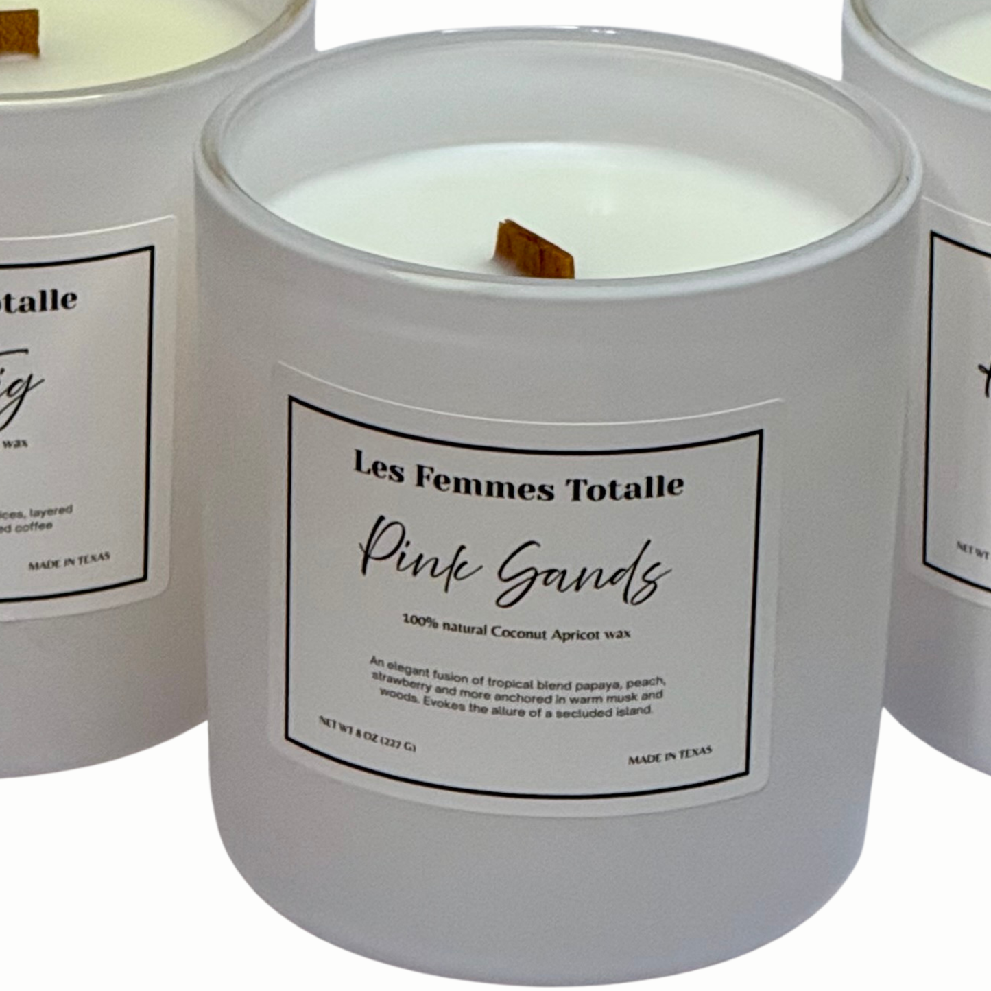 Pink Sand- 100% Natural Coconut Apricot Wax Candle