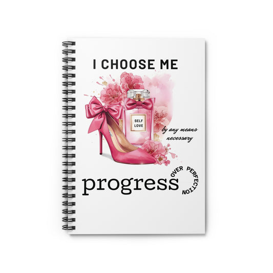 Empowering Spiral Notebook - Self Love & Progress Journal, Inspirational Writing Gift, Motivational Study Supplies, Creative Goals [...]