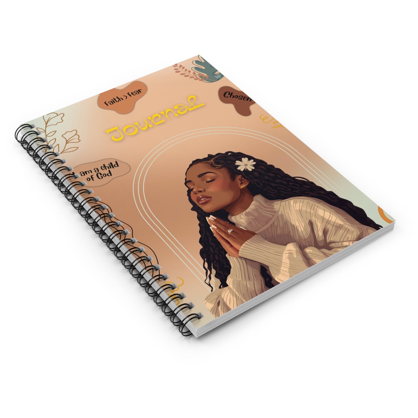 Spiral Notebook - Faith & Fear Journal with Inspirational Design | Perfect Gift for Students, Writers, or Artists, School Supplies, [...]