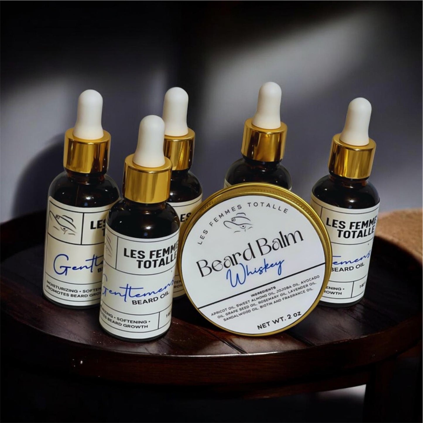 Beard balm and Beard  growth oil gift set