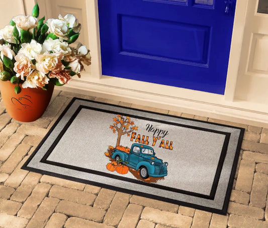 Doormats Fall doormat Autum doormat Custom doormat Personalized mats