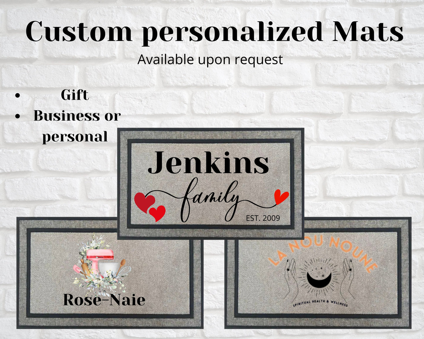 Fall doormat custom doormat Autum doormat Fall decor personalized doormat