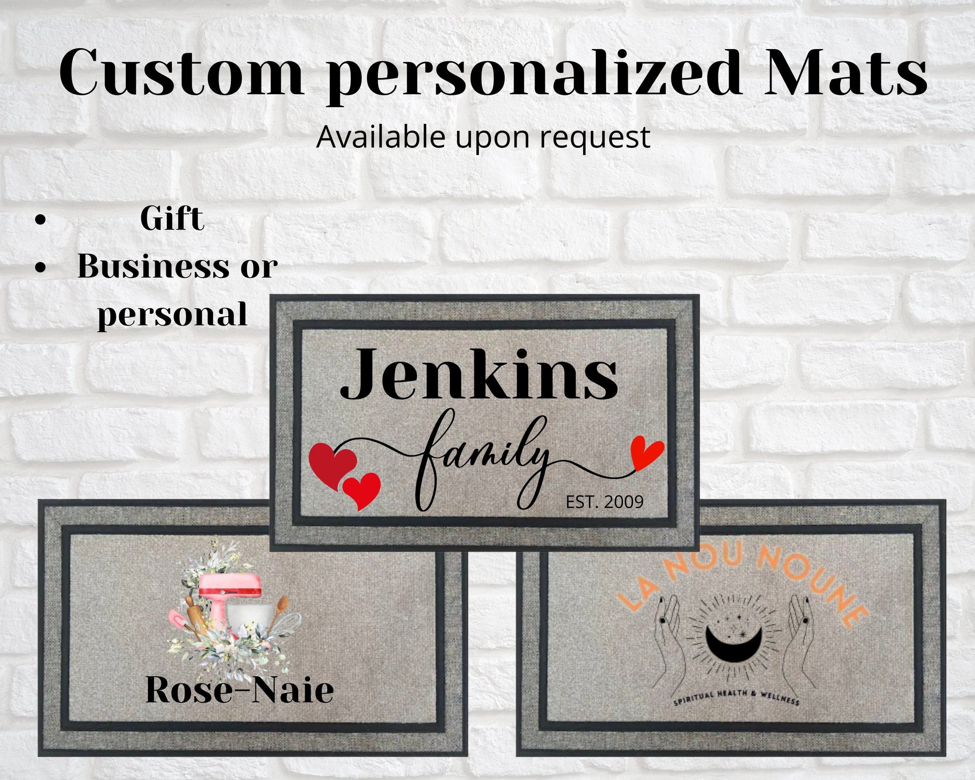Fall doormat custom doormat Autum doormat Fall decor personalized doormat