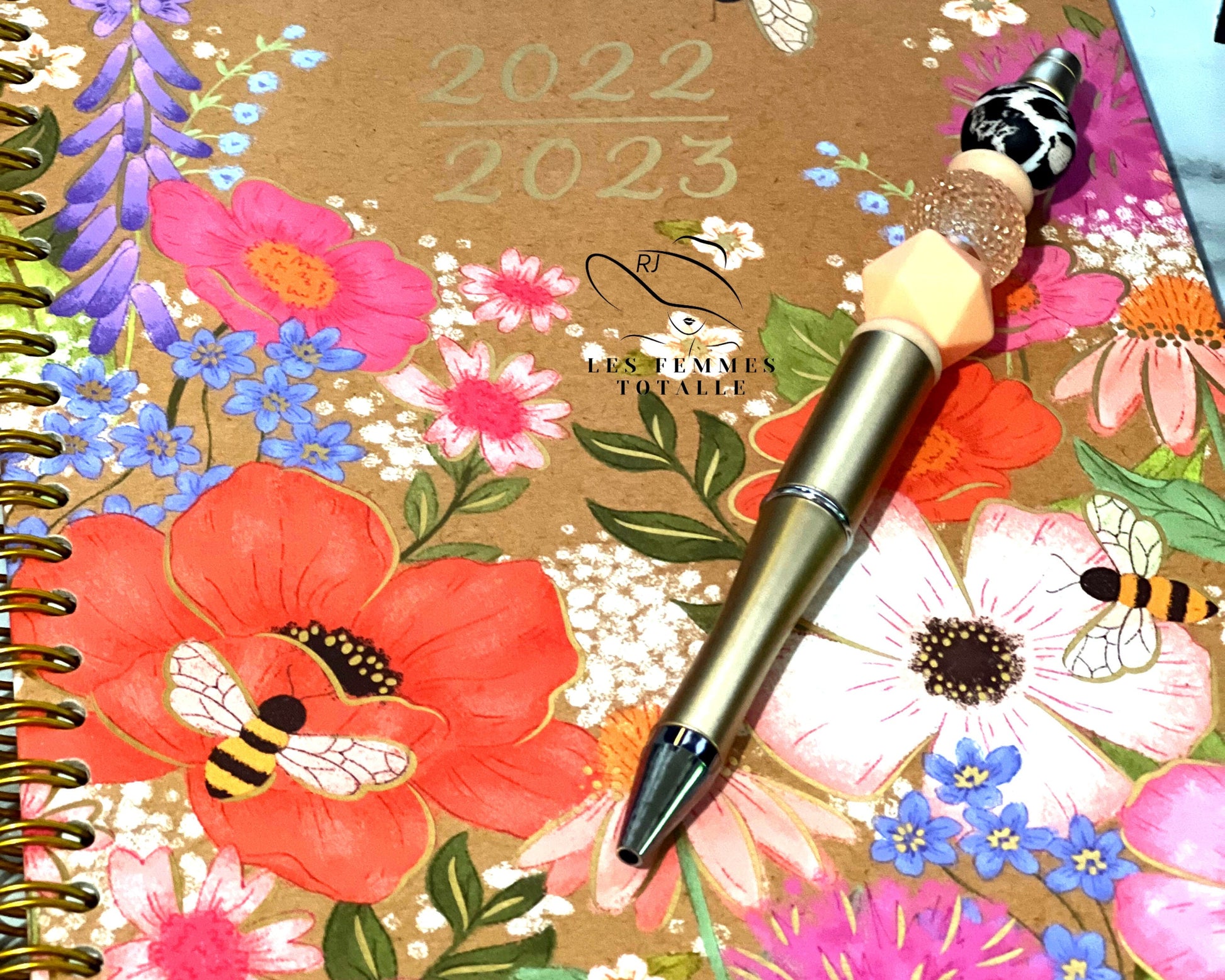 Beaded pen, Jeweled pen, Sunflower pen, Leopard pen, Custom pen, stylish pen, His/Hers gift, ballpoint black ink pen