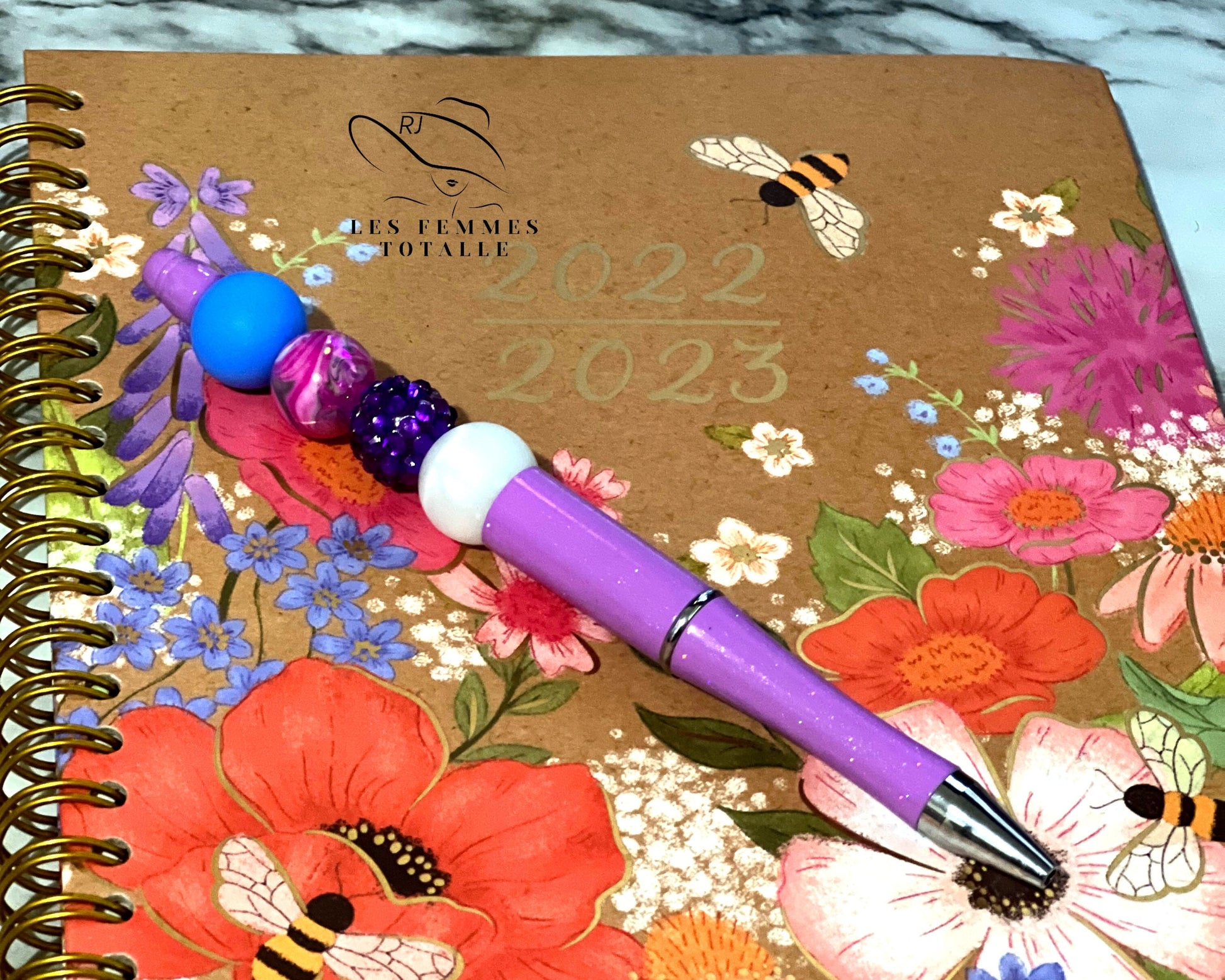 Beaded pen, Jeweled pen, Sunflower pen, Leopard pen, Custom pen, stylish pen, His/Hers gift, ballpoint black ink pen