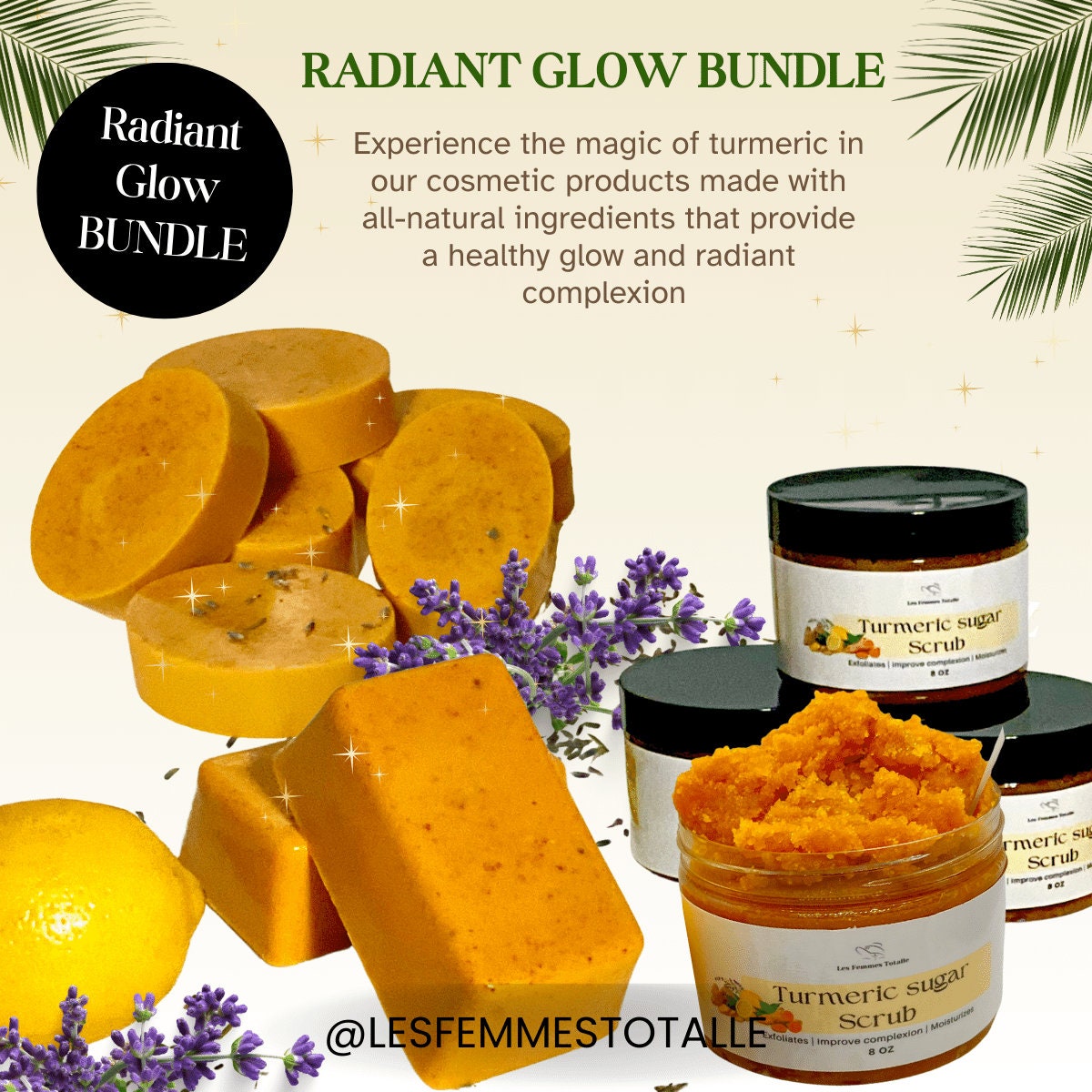 Turmeric soap bar, Turmeric Glow beauty products, Turmeric SKINCARE