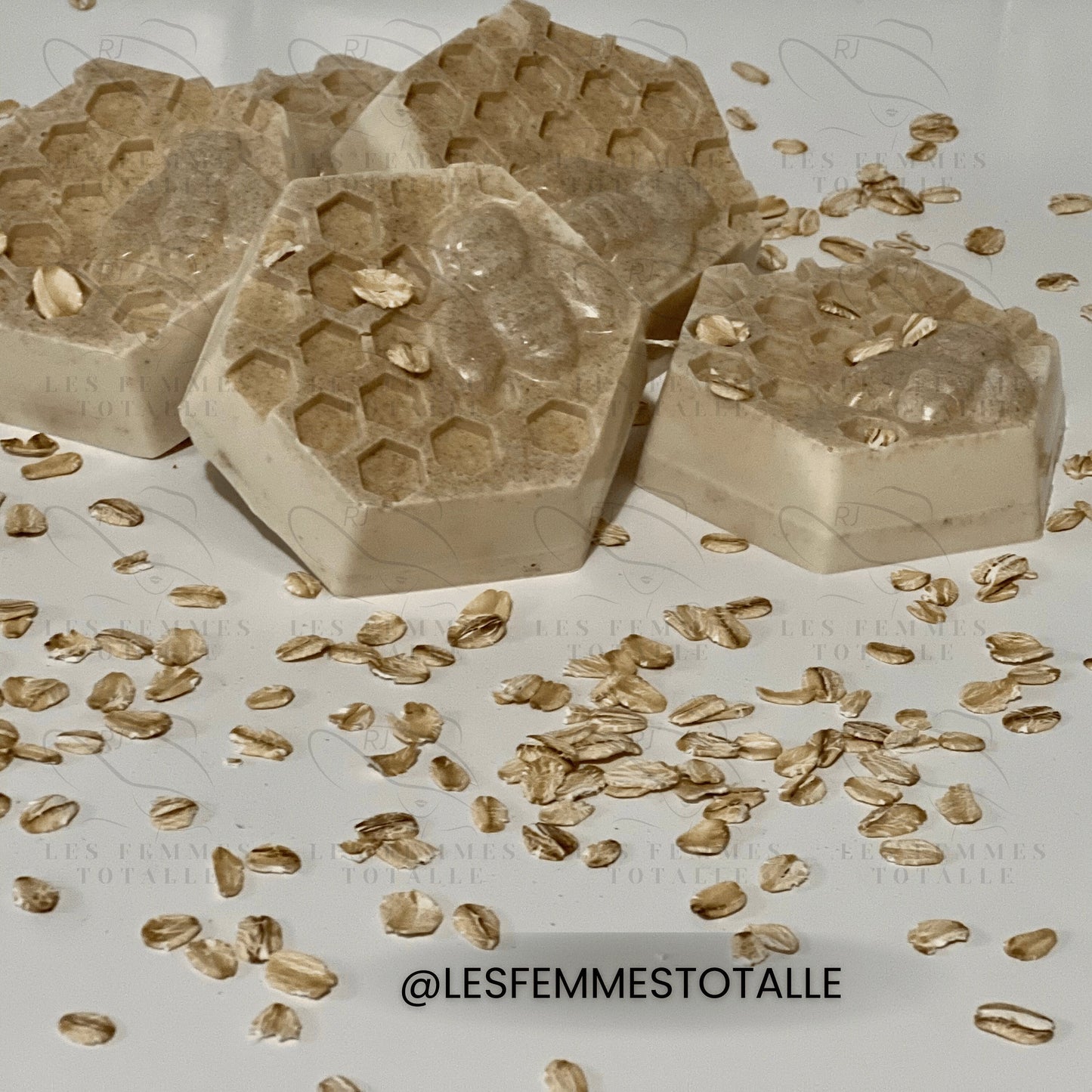 Oatmeal honey natural soap bar