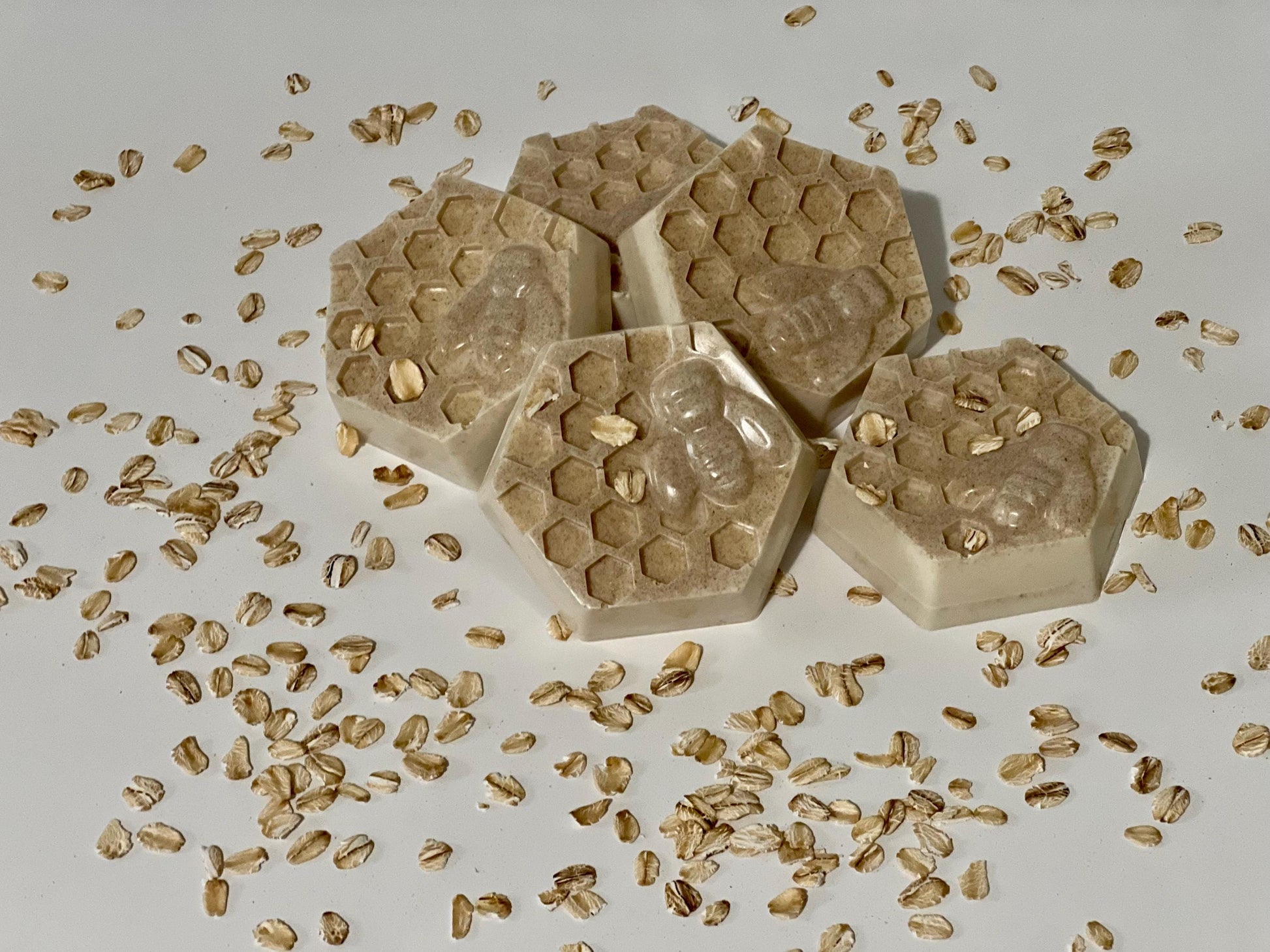 Oatmeal honey natural soap bar