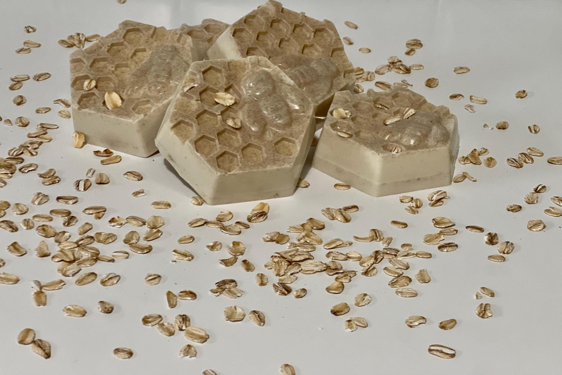 Oatmeal honey natural soap bar